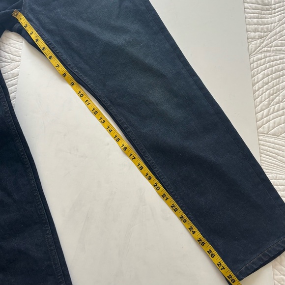 Everlane Uniform Mens Blue Denim Jeans 34x28 Classic Style 4-Way Stretch Organic - Picture 12 of 12